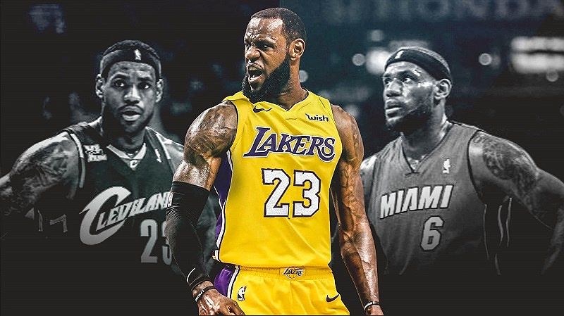 Cầu thủ bóng rổ LeBron James được nhiều người hâm mộ