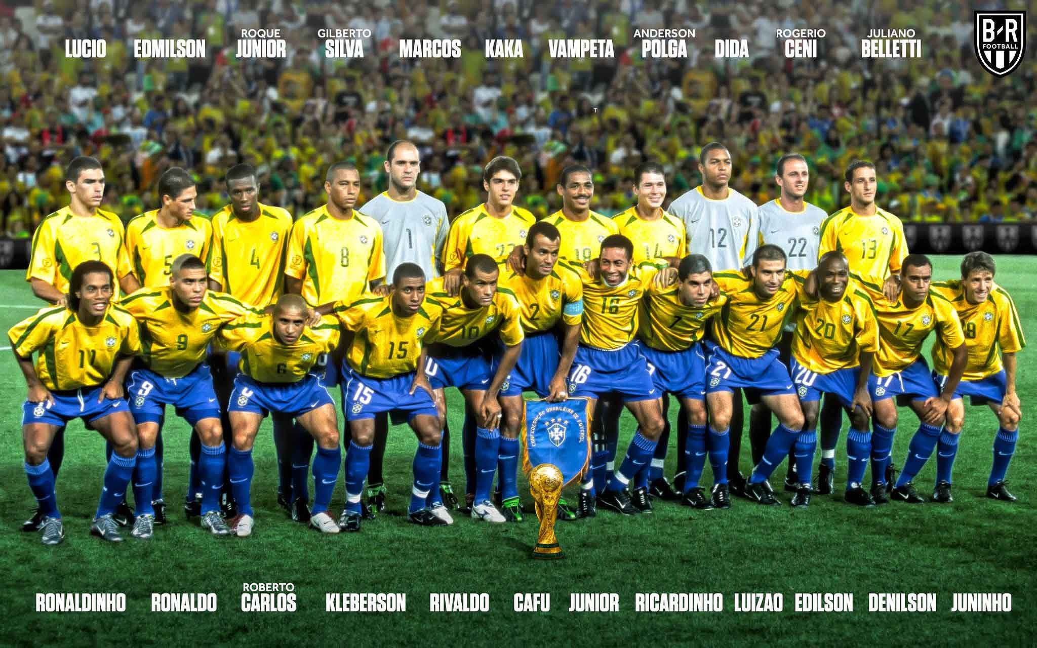 Doi hinh brazil vo dich worldcup 2002